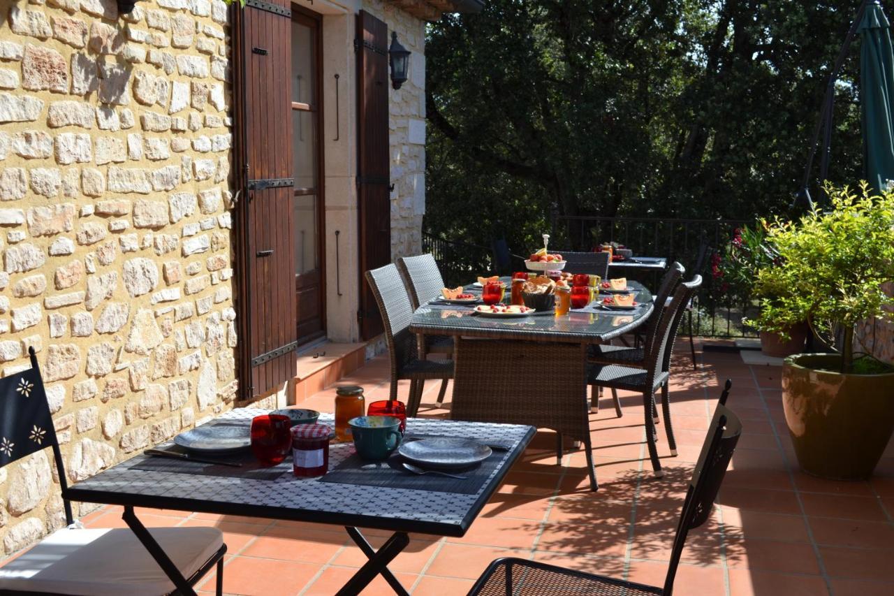 La Romagnolette Bed & Breakfast Saint-Restitut ภายนอก รูปภาพ